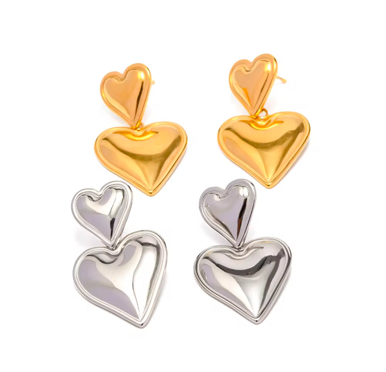 DESTINY EARRINGS SILVER | 18K Gold