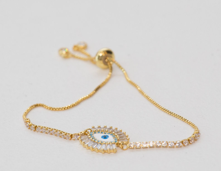IOS EVIL EYE BRACELET | 18K Gold