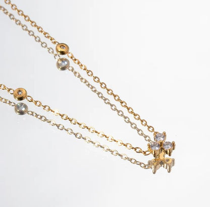 CAPRI TRIO NECKLACE | 18K Gold