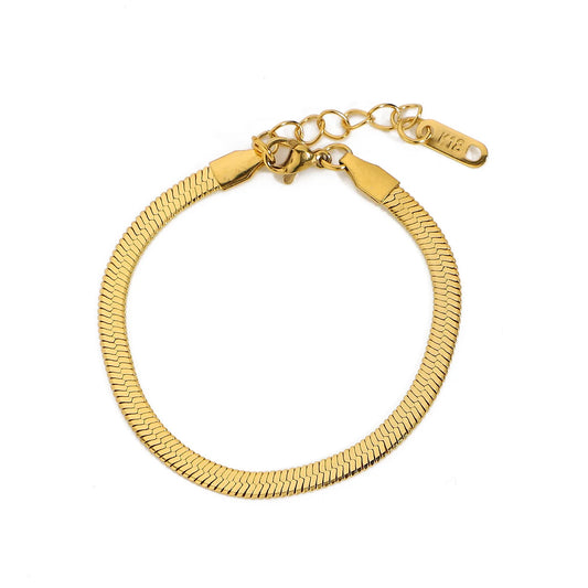 ELIAS SNAKE BRACELET | 18K Gold