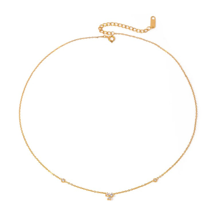 CAPRI TRIO NECKLACE | 18K Gold